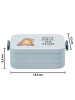 Mr. & Mrs. Panda MEPAL Bentobox Otter Muschel Motiv mit Spruch in Blau Pastell