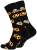 Vincent Creation® Bunte Fun Socken Farbenfrohe Freizeitsocken Damen & Herren in Brezel