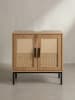 KADIMA DESIGN Waschbeckenunterschrank Eiche-Optik 60x60x40 cm mit Türen,