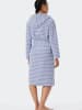 Schiesser Bademantel Feather Terry in Grau