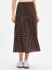 OPUS Plisseerock Ribane doty in schoko beige - 0001