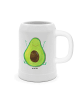 Mr. & Mrs. Panda Bierkrug Avocado Glücklich ohne Spruch in Weiß