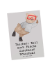 Mr. & Mrs. Panda Postkarte Tauchen Zuschauer mit Spruch in Grau Pastell