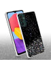 cadorabo Hülle für Samsung Galaxy M13 4G Glitter in Schwarz mit Glitter