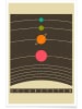 Juniqe Poster "Solar System" in Orange & Rot