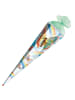 ROTH Motiv-Schultüte Rainbow Butterfly 85 cm Sound Glitzerborte in Grün