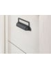 Furn.Design Garderobenbank weiß Pinie, anthrazit Landhaus, Flur Sitzbank 93 x 46 cm