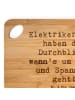Mr. & Mrs. Panda Holzbrettchen Spruch Elektriker Durchblick mit ... in Braun