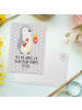 Mr. & Mrs. Panda Postkarte Pinguin Pommes mit Spruch in Grau Pastell