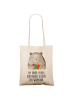 Mr. & Mrs. Panda Shopping Tasche Bär Gefühl mit Spruch in Creme