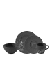 Villeroy & Boch 4er Set Frühstücks-Set Manufacture Rock – Mickey Mouse schwarz in schwarz