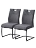 home24 Freischwinger Khono 2er-Set in Grau
