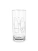 Mr. & Mrs. Panda Wasserglas Kaktus Liebe ohne Spruch in Transparent