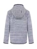 elkline Fleecehoodie Candy in lightgrey - blueshadow