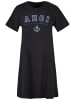 F4NT4STIC Damen T-Shirt Kleid Ahoi Knut & Jan Hamburg in schwarz