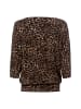 Zero  Langarmshirt in beige schwarz