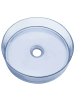 Beliani Waschbecken TOLOSA in Blau - (W) 36 x (H) 10 x (L) 36 cm