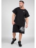 Gorilla Wear Shorts - Buffalo old school - Schwarz/Grau