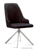 58 aufm Kessel ESSZIMMERSTUHL (2er-Set) Dorrit 52x91x60 Edelstahl/Espresso