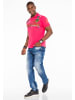 Cipo & Baxx Poloshirt in Fuchsia