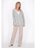 DreiMaster Damen Cardigan in Grau Melange