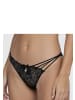 LASCANA String in schwarz-silber