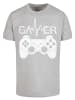F4NT4STIC T-Shirt Gamer Herzschlag in grau meliert