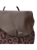 Zwei Olli City Rucksack 31 cm in leo brown