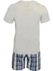 U.S. Polo Assn. U.S. Polo ASSN. Kurzarm Pyjama in BLAU/GRAU