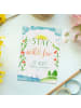Mr. & Mrs. Panda Ansichtskarte Stay wild & free at heart mit Spruch in Bunt