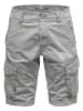 Humy Chino Bermuda Shorts mit Cargo-Taschen A&S in Hellgrau