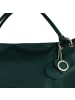 Toscanto Toscanto Schultertasche, Henkeltasche Leder türkis ca. 42cm