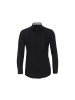 Venti Langarm FreizeitHemd für Herren in schwarz