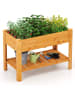 COSTWAY Hochbeet Holz 120 cm in Orange