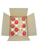JACK Glas Christbaumkugeln + Spitze in Rot/Gold