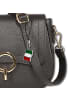 Florence Florence Umhängetasche Leder schwarz ca. 23cm