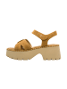 Tamaris Leder-Sandalen mit Absatz Braun