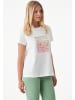 Organication T-Shirt "WOR17234" in Cremeweiß