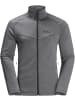 Jack Wolfskin Fleece-Unterjacke/Midlayer FORTBERG FZ M in Grau