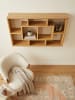 KADIMA DESIGN Wandregal RUR: Modernes Design, MDF, melaminharzbeschichtet in Braun