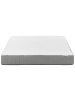 Beliani Matratze CUSHY in Weiß/Grau - (W) 140 x (H) 20 x (L) 200 cm
