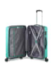 Roncato Sunlite 4 Rollen Trolley 66 cm in blu tiffany