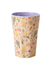 Rice Hoher Melamin Becher Wild Flower in lila