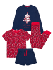 Threadgirls Schlafanzug Snow in Red/Navy