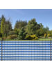 relaxdays Zaunblende in Blau/ Weiß - (B)50 x (H)1,5 m