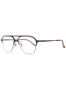 Hackett Bespoke Herren Optische Fassungen Halb-Rand Braun