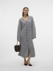 Vero Moda Strickkleid in Dark Grey Melange