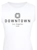 F4NT4STIC T-Shirt PLUS SIZE  Downtown LA Muster in weiß