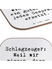 Mr. & Mrs. Panda Untersetzer Glas Spruch Schlagzeug Solo mit Spruch in Weiß