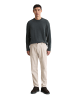 Marc O'Polo Cordhose Model Osby pleats tapered in gray silk